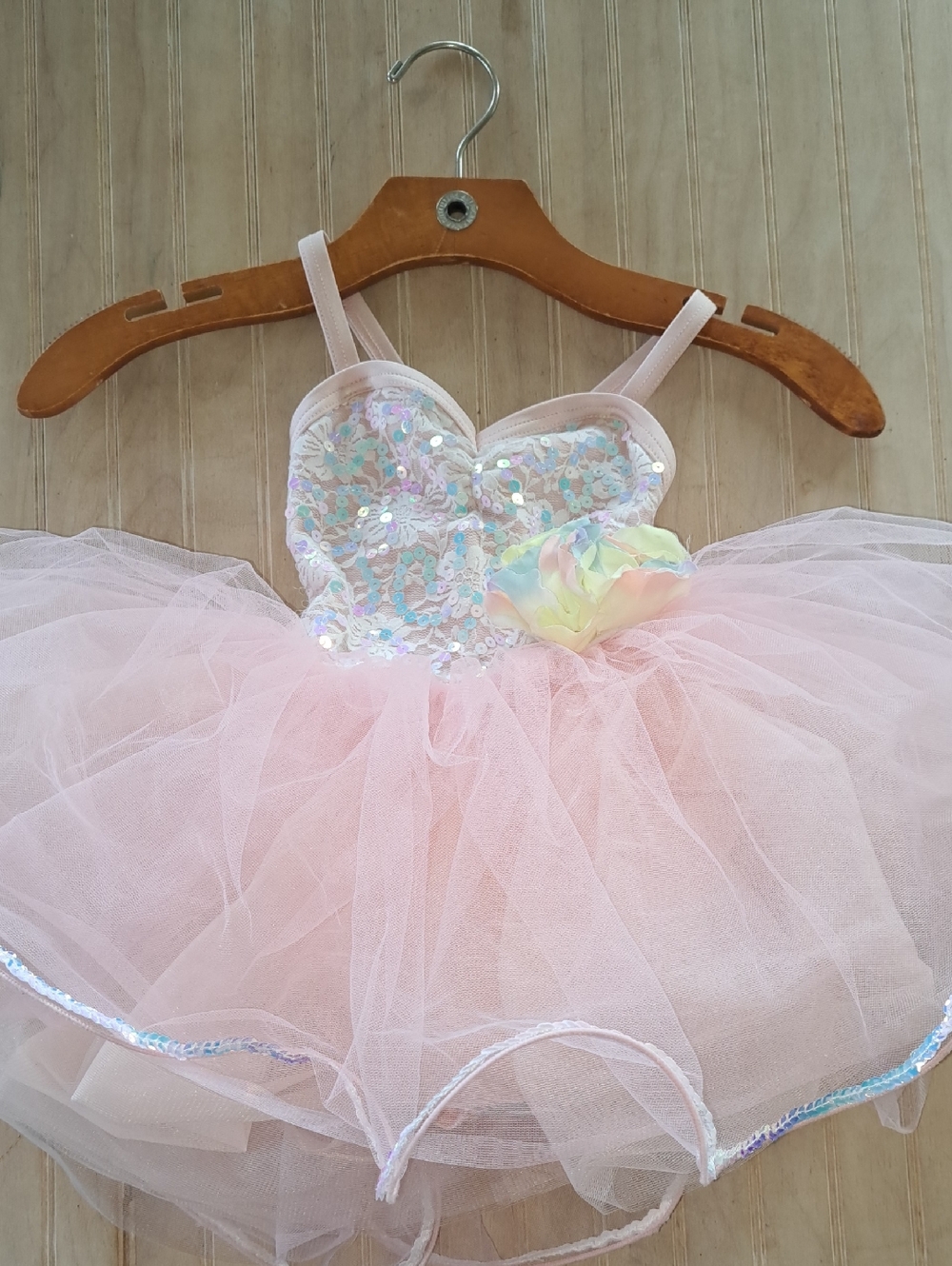 Weissman SC Pink Sequin Tutu Ballet Dance Recital Costume Style 13550 Girls